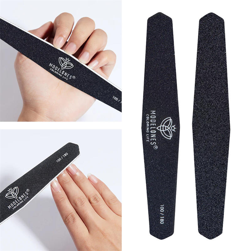 NSI Endurance Nail File 100/100 Grit - Pack Of 10, Curved, Double-Sided & Waterproof