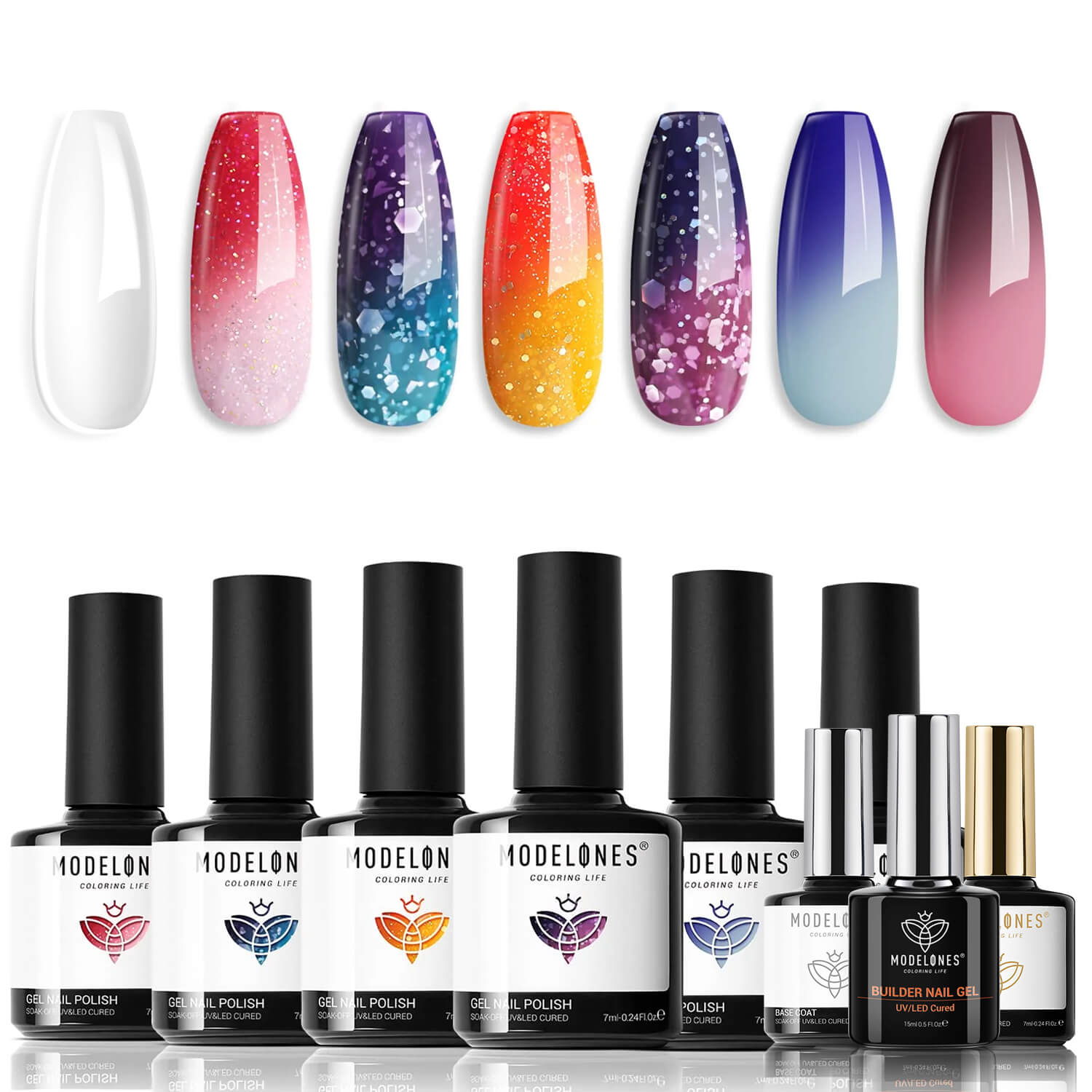The Mystery of the Galaxy - 6 Colors Gel Nail Polish Kit