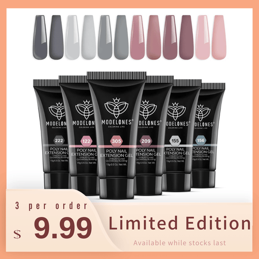 Etiquette First - 6 Shades Poly Nail Gel Set