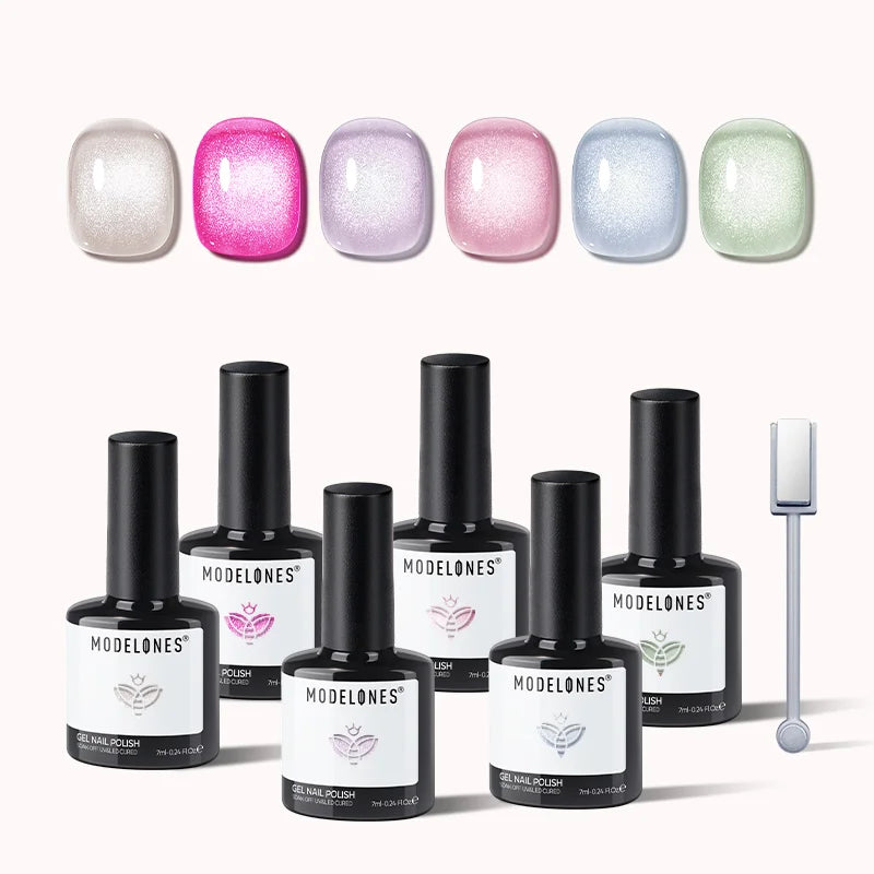 Fairy Magic - Modelones 6 Shades Gel Nail Polish Set 7ml