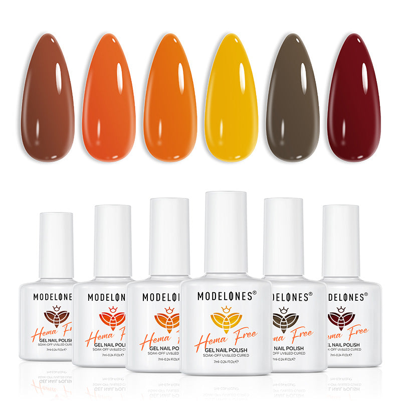 Amber Hues Gel Polish Set MODELONES #amber hues