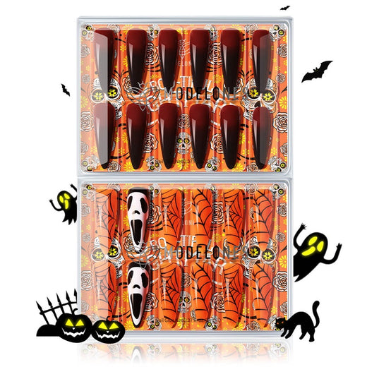 Boo-Tiful Nightmare Halloween Press on Nails Duo