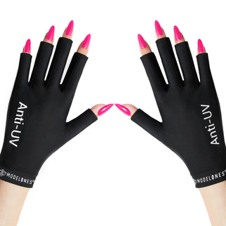 Black Anti-UV light Glove For Nails  Salon Professional UPF 99+【US/CA ONLY】
