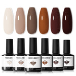 Neutral Cocoa Gel Polish Set MODELONES 