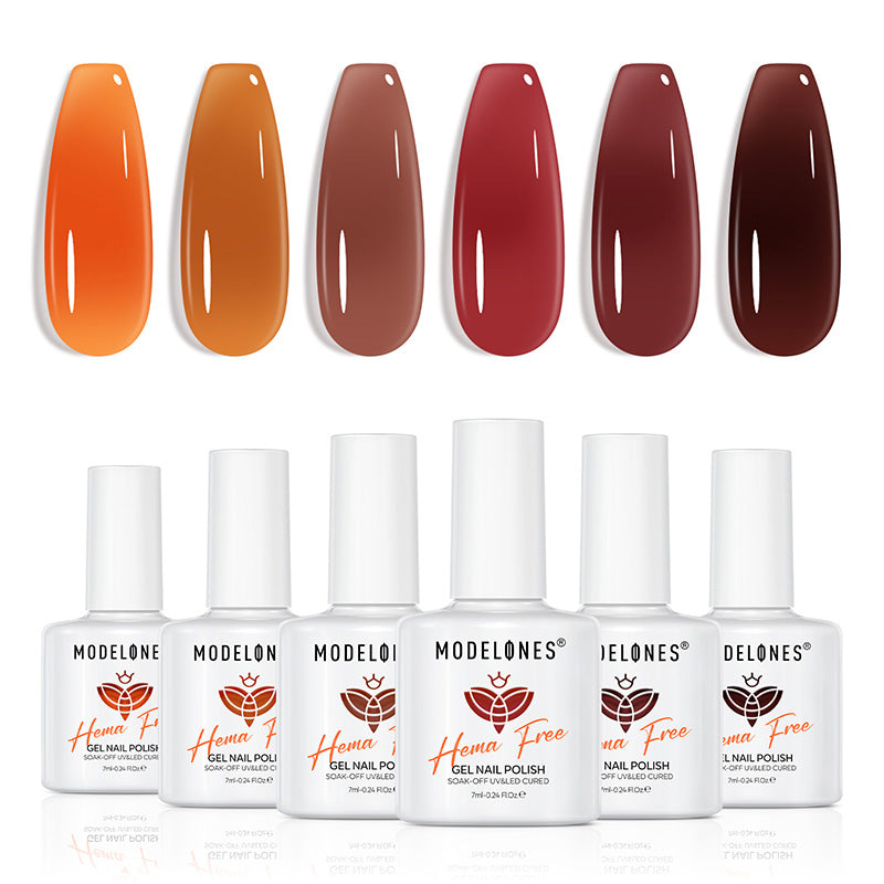 Fall Ember Gel Polish Set MODELONES #fall ember