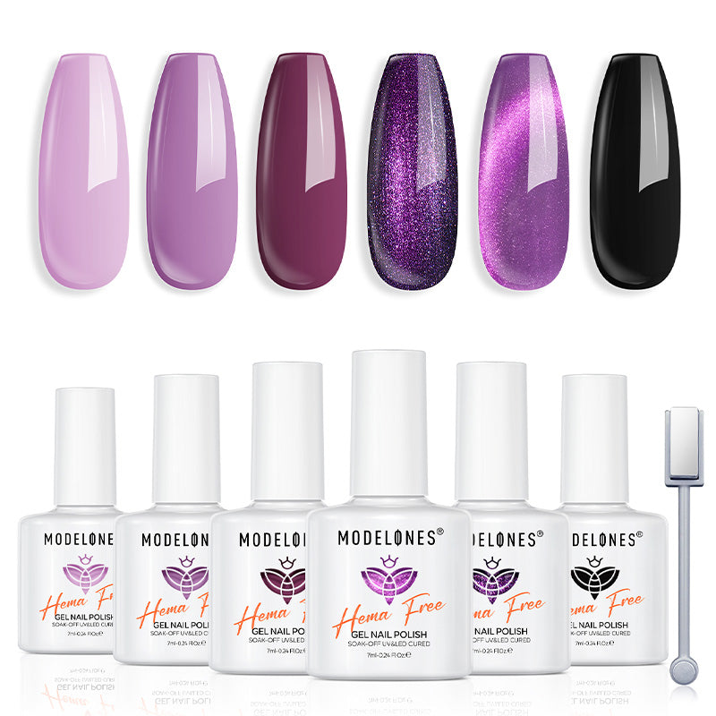 Violet Eclipse Gel Polish Set MODELONES #violet eclipse