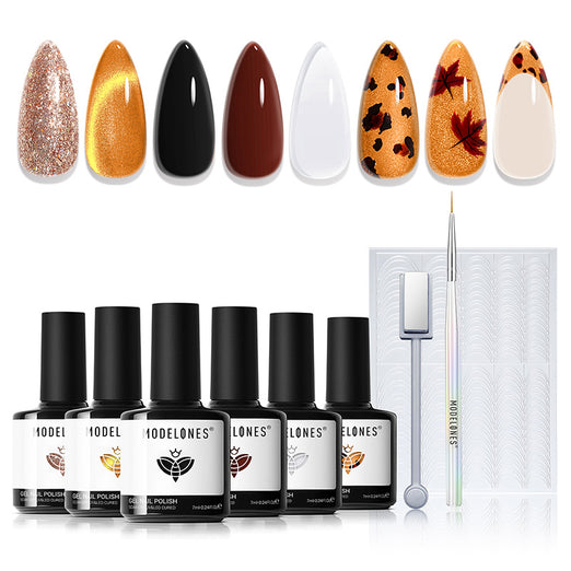 Amber Moments Gel Polish Set MODELONES #amber moments