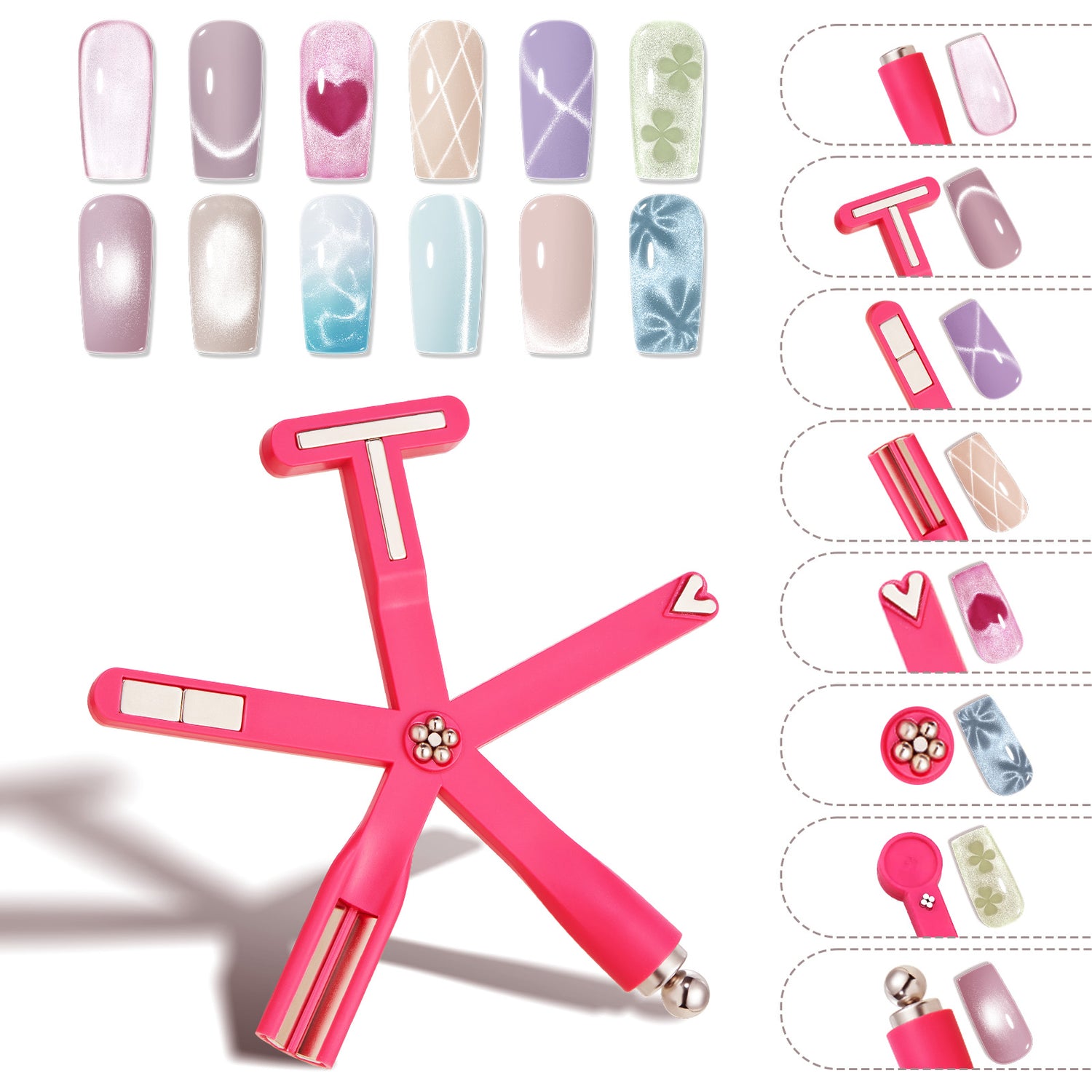 Modelones Cat Eye Gel Polish Nail Magnet