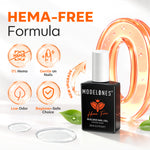 8-In-1 Bare Clear Hema-Free Builder Gel 15ml Builder Gel MODELONES 