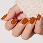 Burnt Caramel press on nails MODELONES 