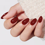 Classic Burgundy press on nails MODELONES 