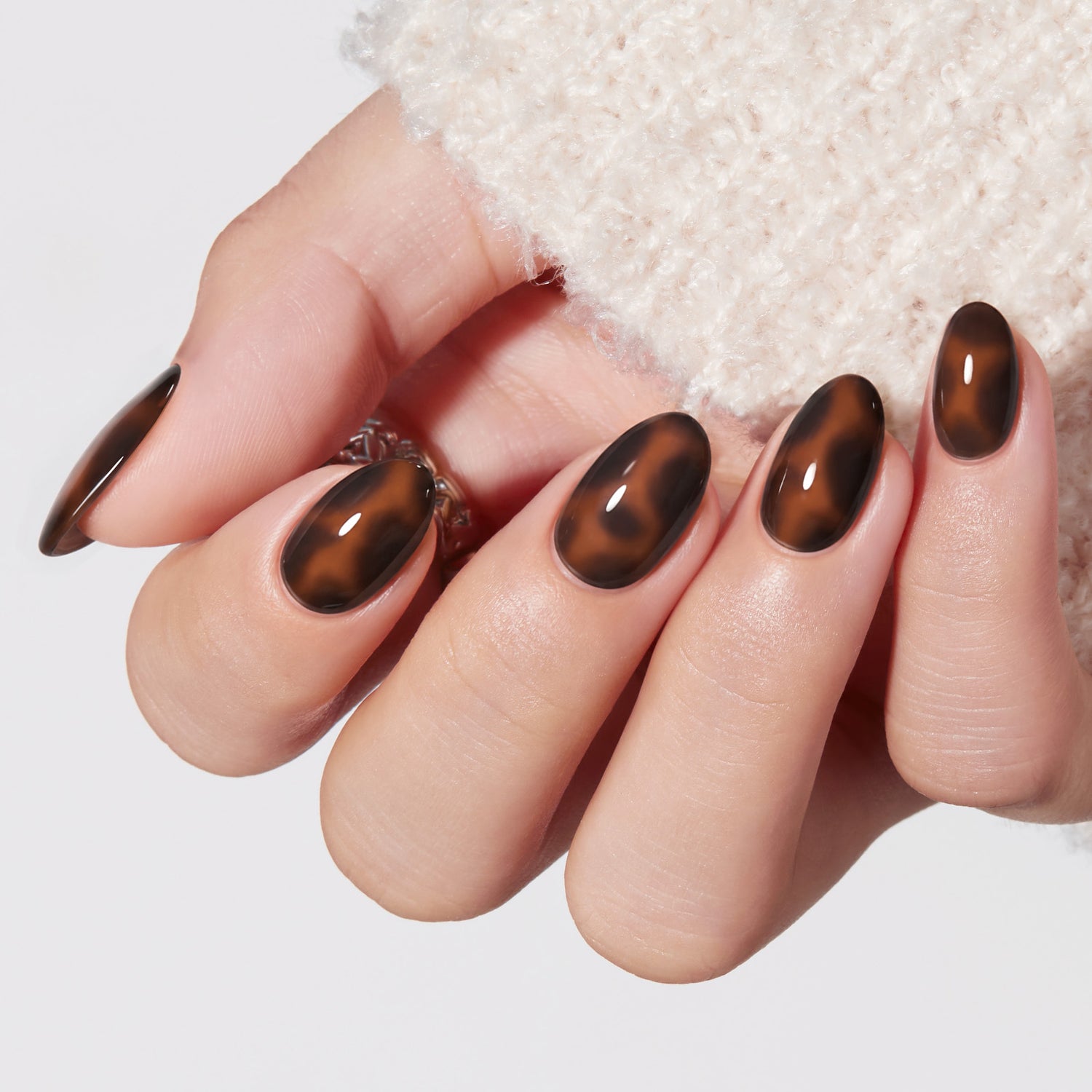 Classic Tortoise press on nails MODELONES 