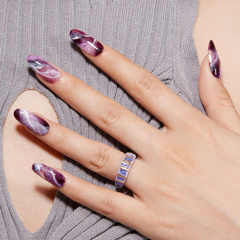 Violet Eclipse Gel Polish Set MODELONES #violet eclipse