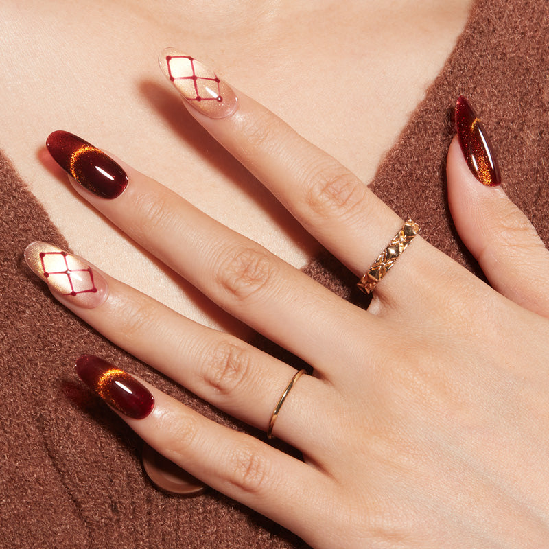 Golden Glow Gel Polish Set MODELONES #golden glow
