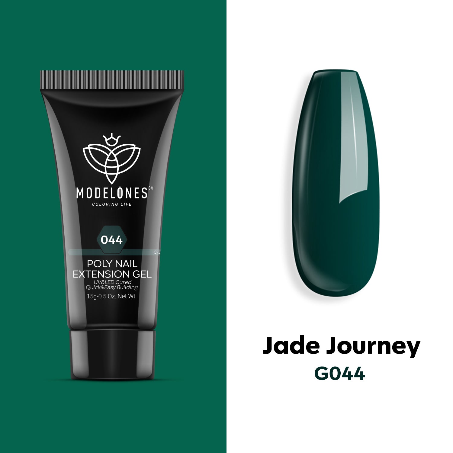 G044 - Jade Journey - Poly Nail Gel  (15g)