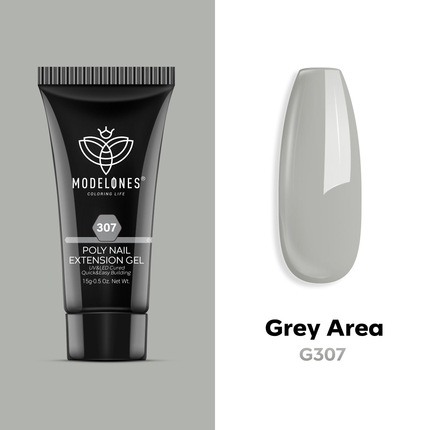 Grey Area - Poly Nail Gel (15g)