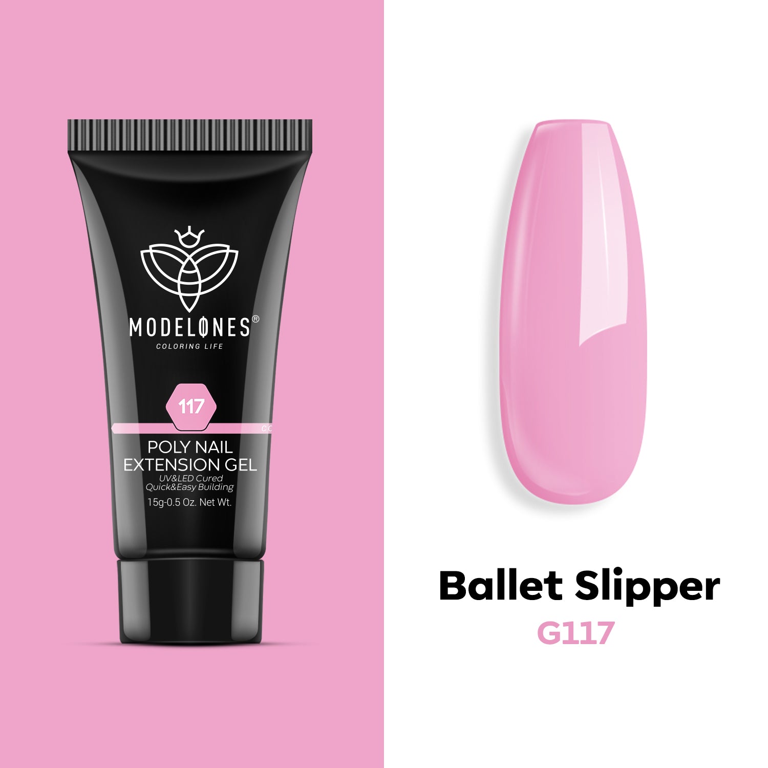 Ballet Slipper - Poly Nail Gel  (15g)