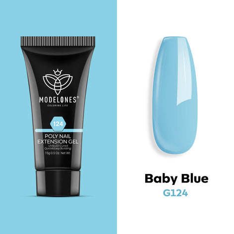 Baby Blue - Poly Nail Gel  (15g)