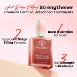 Nail Ridge Filler Strengthener Nail Care MODELONES 