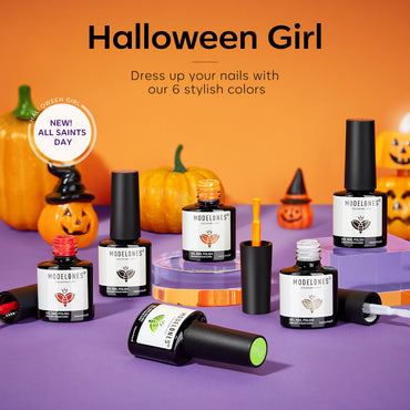 Halloween Girl - 6 Shades Gel Nail Polish Set