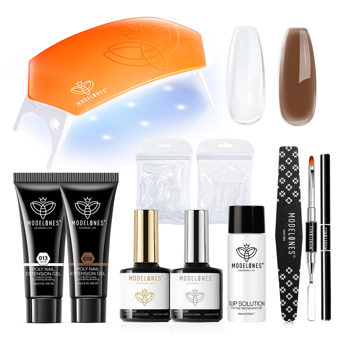 Cloudy Day Poly Nail Gel Kit MODELONES 