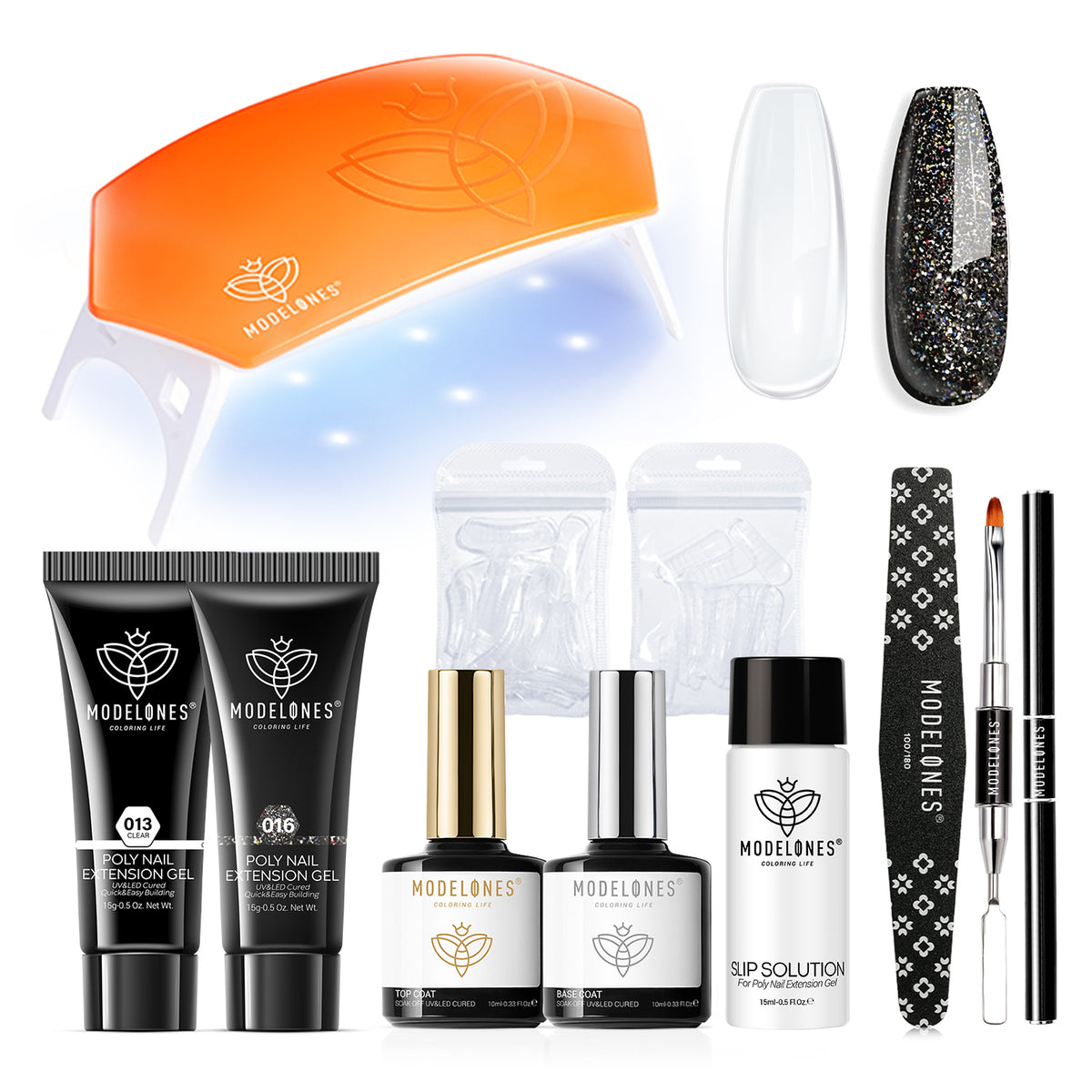 Stormy Night Poly Nail Gel Kit MODELONES 