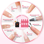 8-In-1 Peach Blush Hema-Free Builder Gel 15ml Builder Gel MODELONES 
