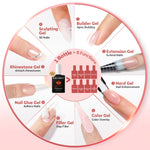 8-In-1 Nude Melon Hema-Free Builder Gel 15ml Builder Gel MODELONES 
