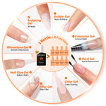 8-In-1 Bare Clear Hema-Free Builder Gel 15ml Builder Gel MODELONES 