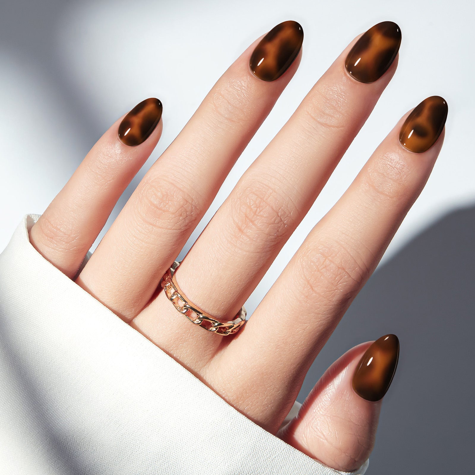 Classic Tortoise press on nails MODELONES 