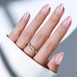 Pink Milky Dots press on nails MODELONES 