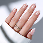 Glazed French Dots press on nails MODELONES 