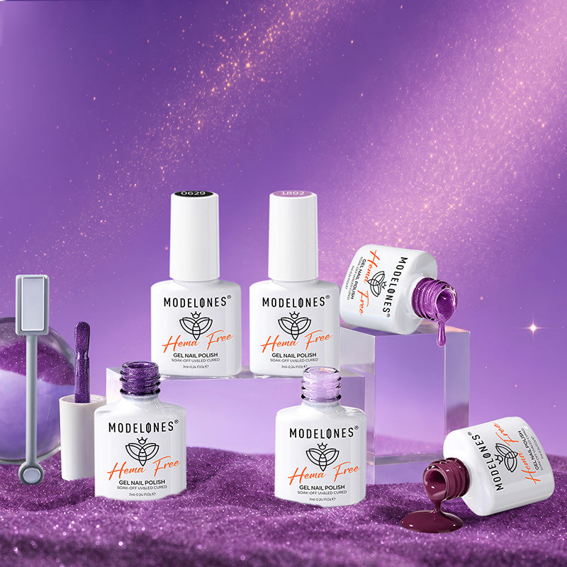 Violet Eclipse Gel Polish Set MODELONES #violet eclipse