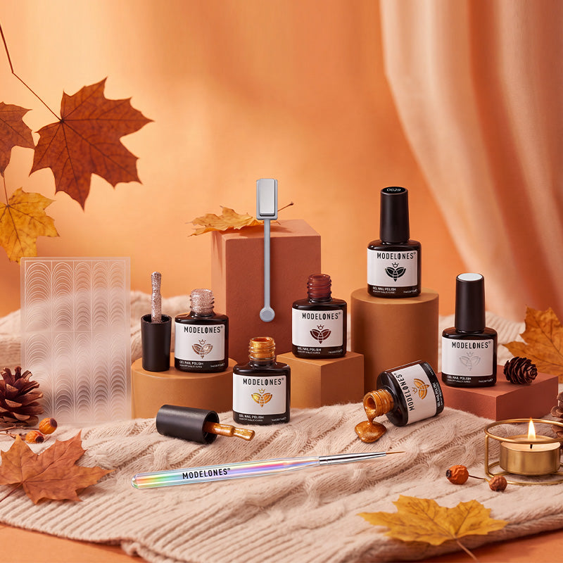 Amber Moments Gel Polish Set MODELONES #amber moments