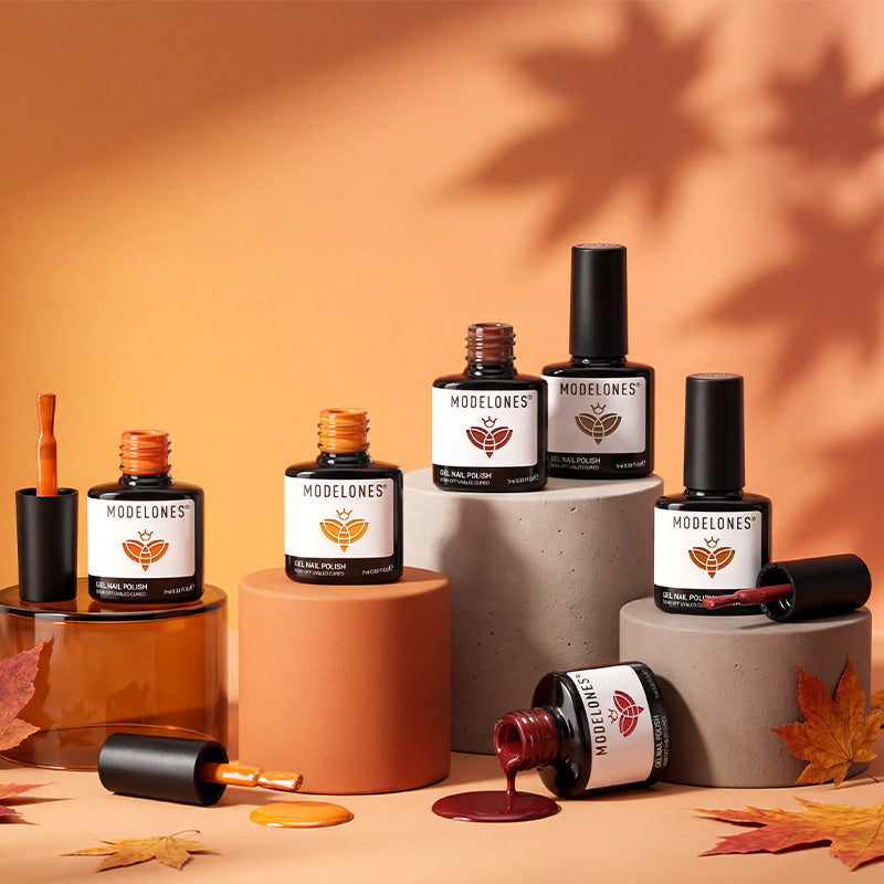 Retro Autumn Gel Polish Set MODELONES #retro autumn
