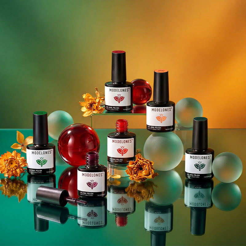 Wine Forest Gel Polish Set MODELONES #wine forest