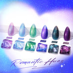 Violet Sparkle Gel Polish Set MODELONES 