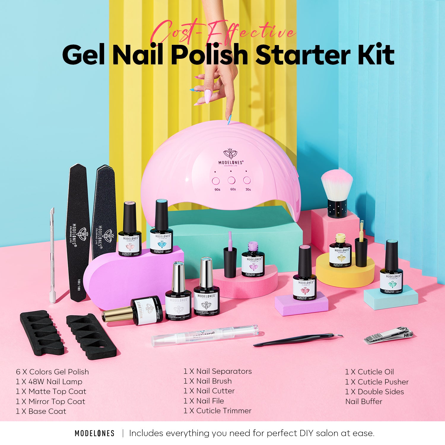 Macaron Pastel - 18Pcs Gel Polish Kit 【US ONLY】