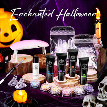 Enchanted Halloween - 4 Colors Poly Nail Gel Kit
