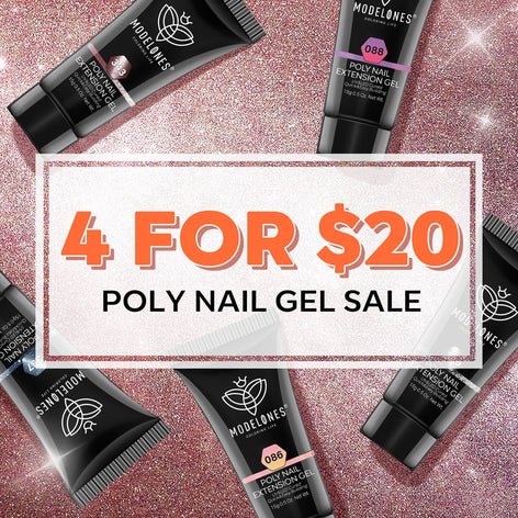 4 For $20 Sale Poly Nail Gel Special Effect (15g)