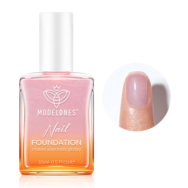 Modelones Nail Foundation - Sparkle Pink【US ONLY】