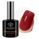 8-In-1 Wine Red Builder Nail Gel 15ml Builder Gel MODELONES 