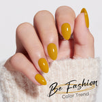 Mustard Gold press on nails MODELONES 