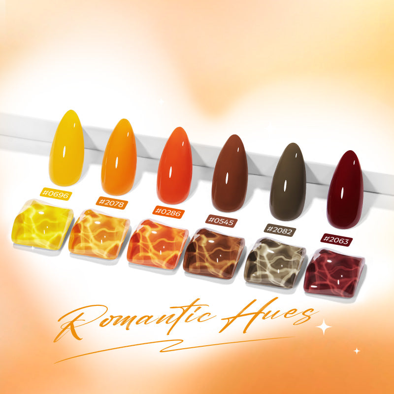 Amber Hues Gel Polish Set MODELONES #amber hues