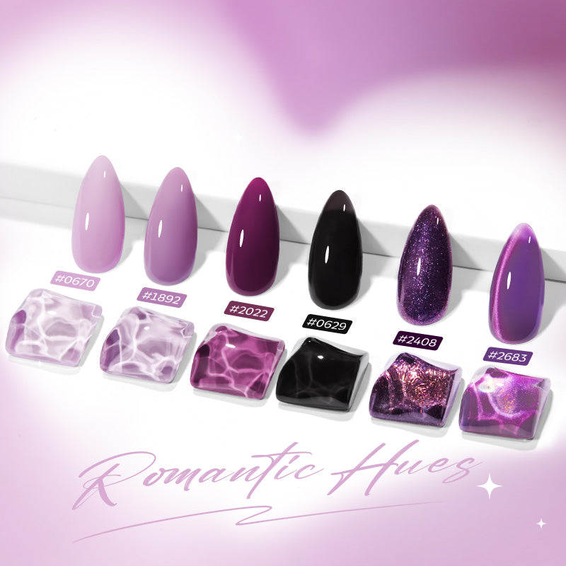 Violet Eclipse Gel Polish Set MODELONES #violet eclipse