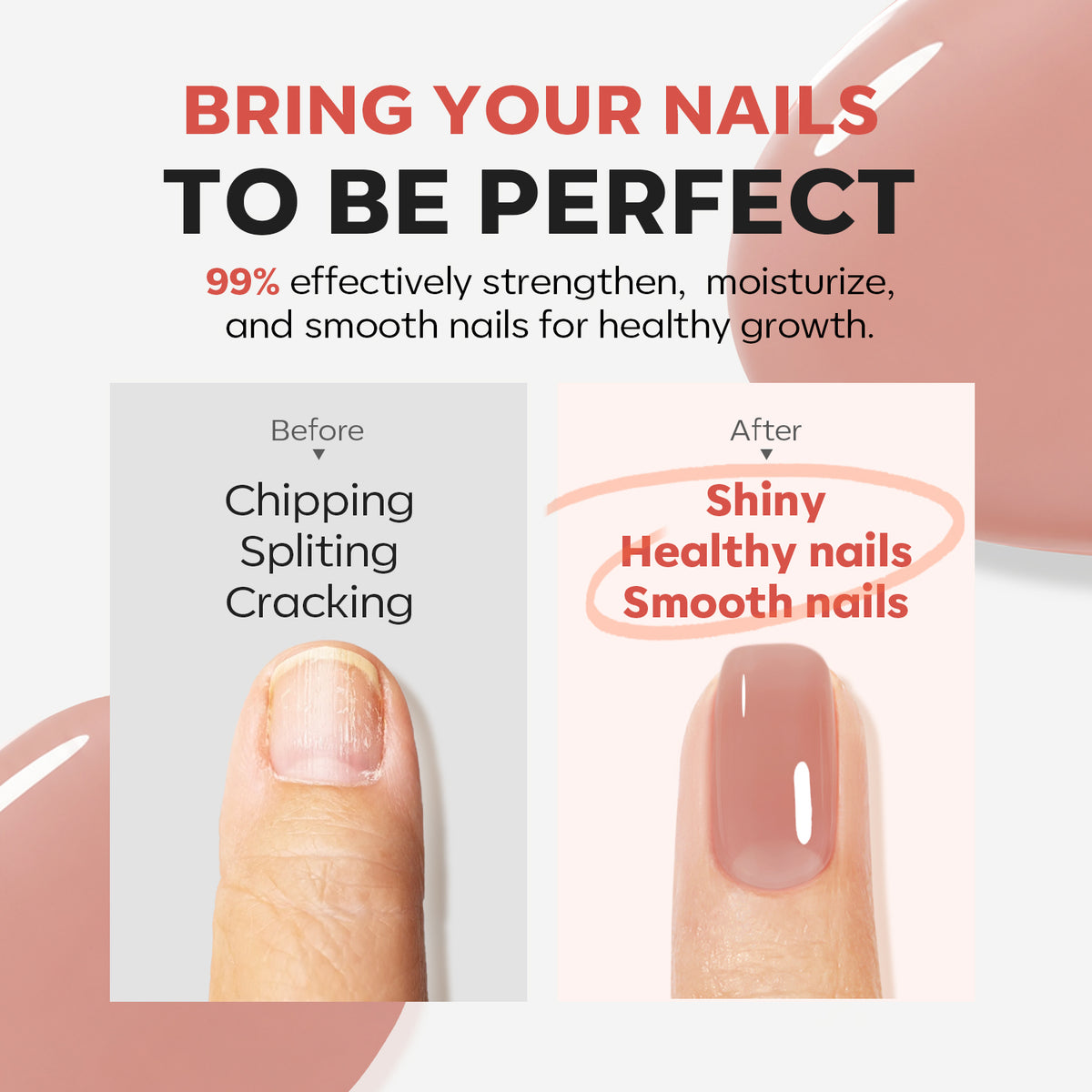 Nail Ridge Filler Strengthener Nail Care MODELONES 
