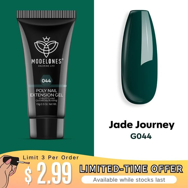 G044 - Jade Journey - Poly Nail Gel  (15g)