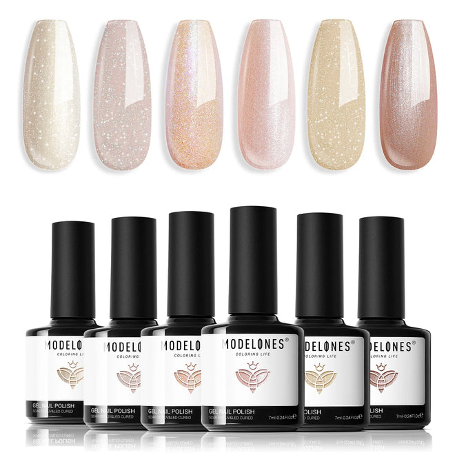 Veil of Princess - 6 Shades Gel Nail Polish Set