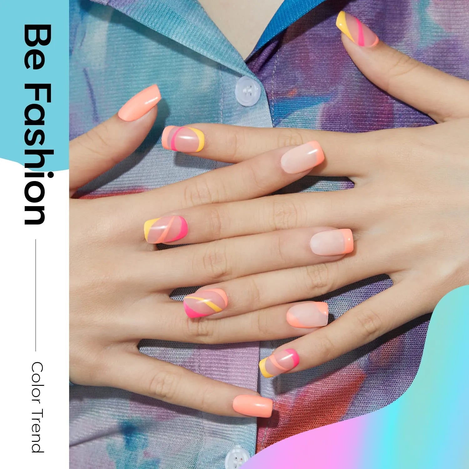 Neon Island - 6 Colors Gel Nail Polish Kit