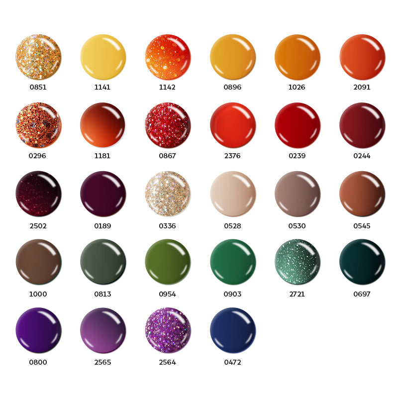 Fall Palette 28 Colors Gel Nail Polish Kit  MODELONES 